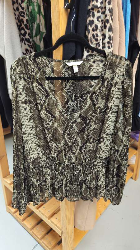 Blússa snake print