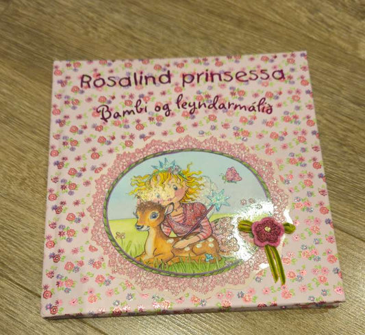 Rósalind prinsessa Bambi bók gjöf fylgir