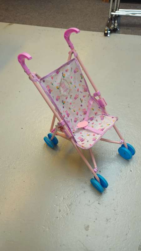 Peppa pig dúkku kerra