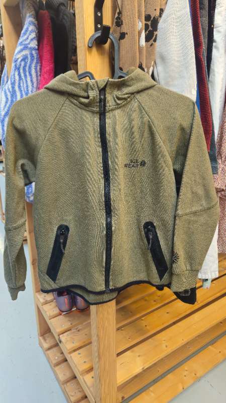 Icewear peysa mosagræn