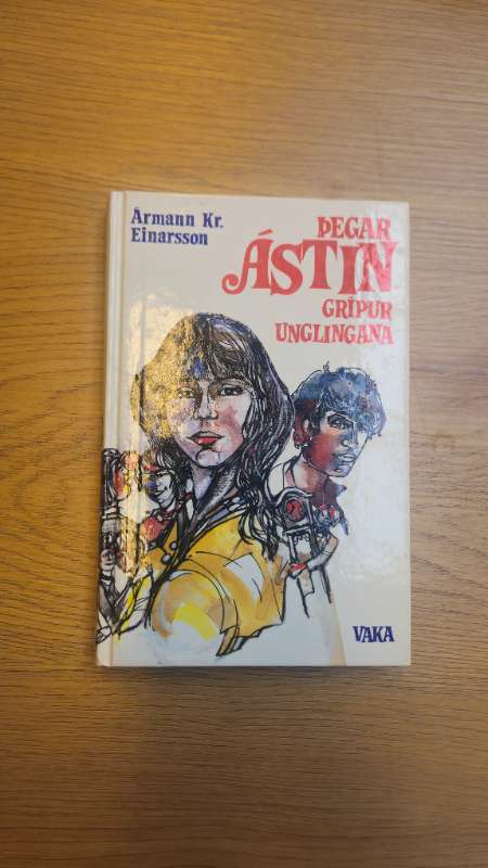 Þegar ástin grípur unglingana bók