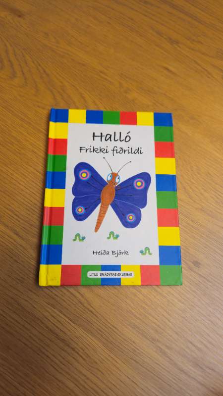 Halló frikki fiðrildi bók