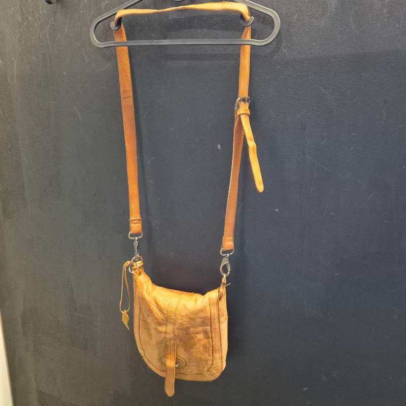 Brún leðurtaska