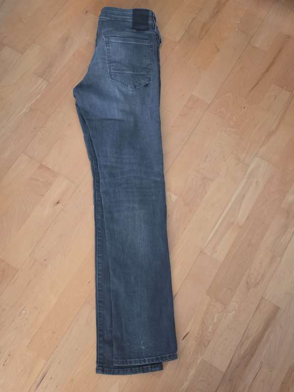 Jack and Jones gráar gallabuxur