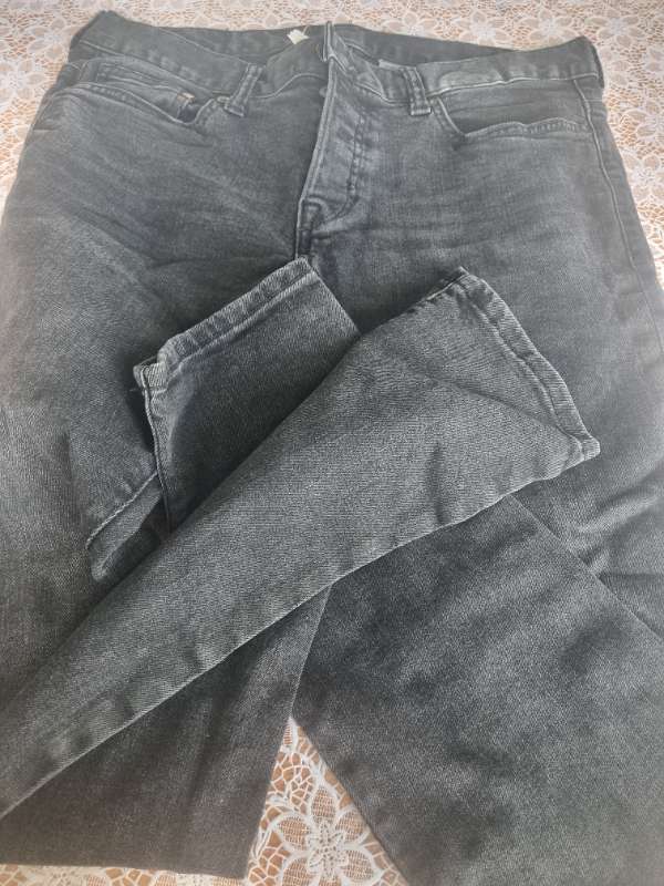 Denim buxur