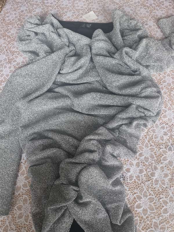 Vero moda kjóll silfur