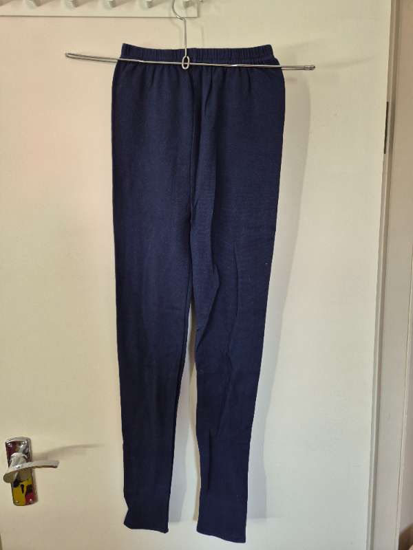 Bláar lítið notaðar leggings