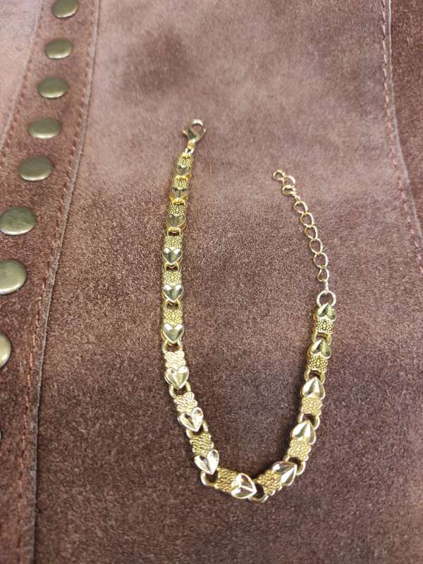 Armband med hjarta, sterk