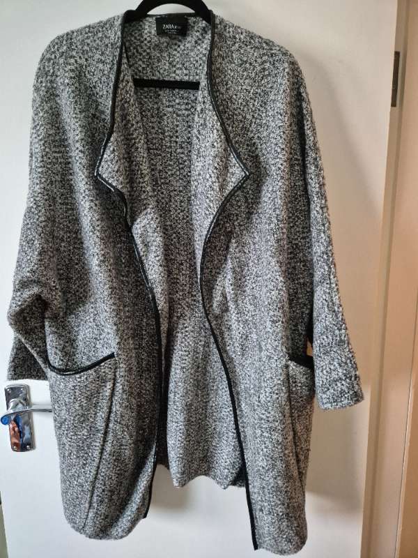 ZARA knit grá peysa