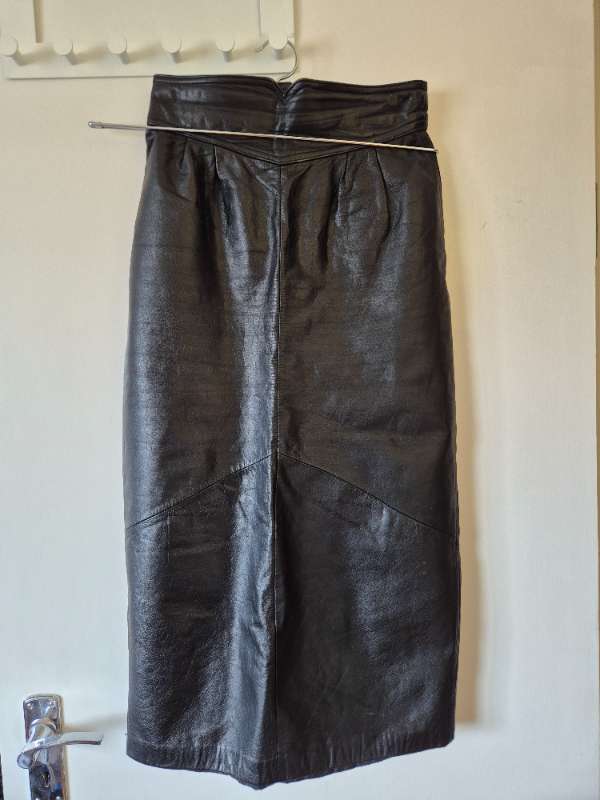 Vintage leðurpils