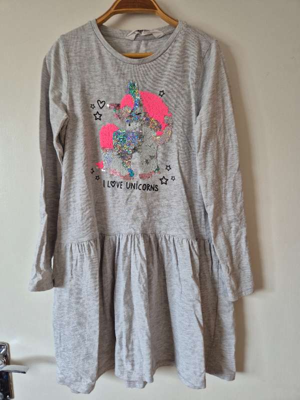 Barnakjóll H&M unicorn