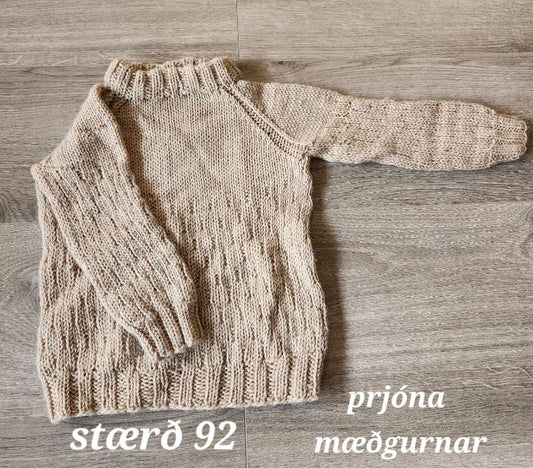 Ljósbrún peysa stök