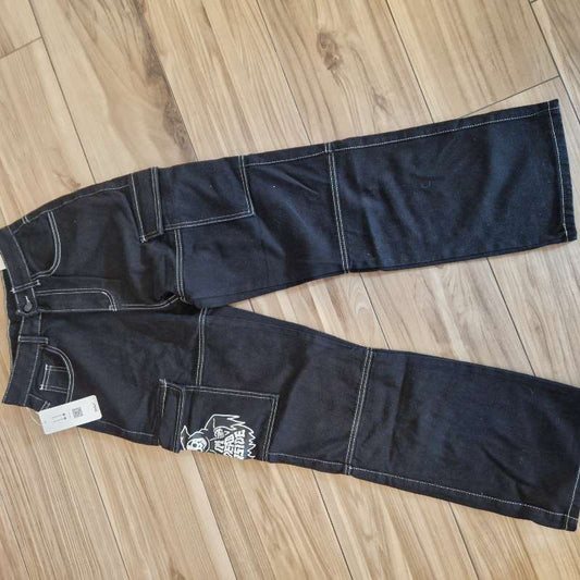 Svartar gallabuxur romwe