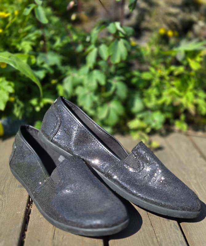 Svartir Glimmerskór ónotaðir