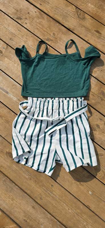 Shein grænt sumarkjóll