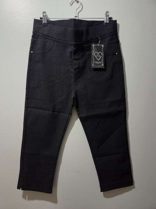 Buxur stretch svartar