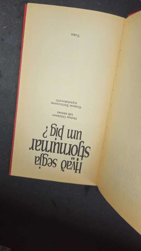 Książka Stjörnu