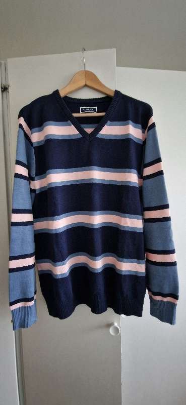 CLUBROOM Bleik/Blá peysa