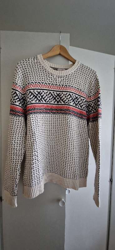 MERONA Hvít/Rauð Peysa