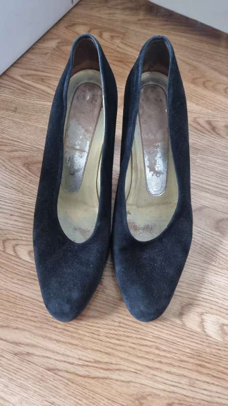 Svartir flauelsskór (K)