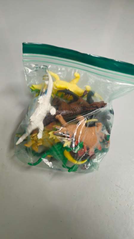 Risaeðlur bland í poka stór