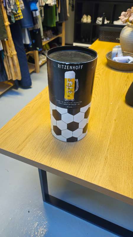 Ritzenhoff fótbolta bjórglas ónotað