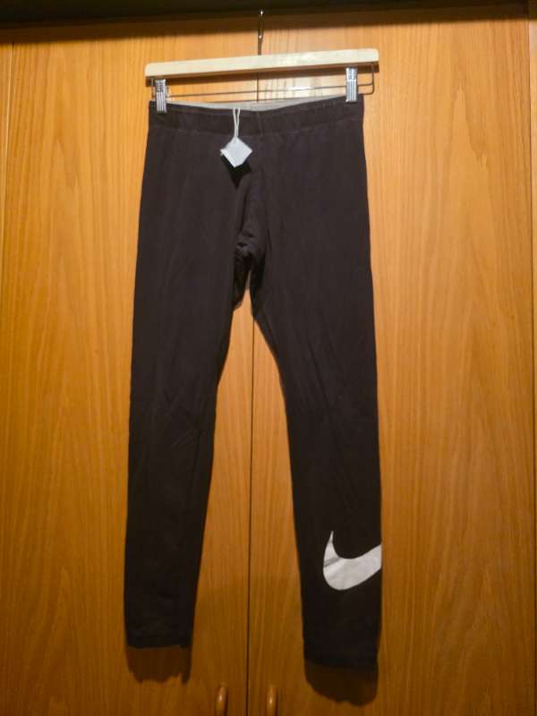 Fjólubláar nike leggings barna