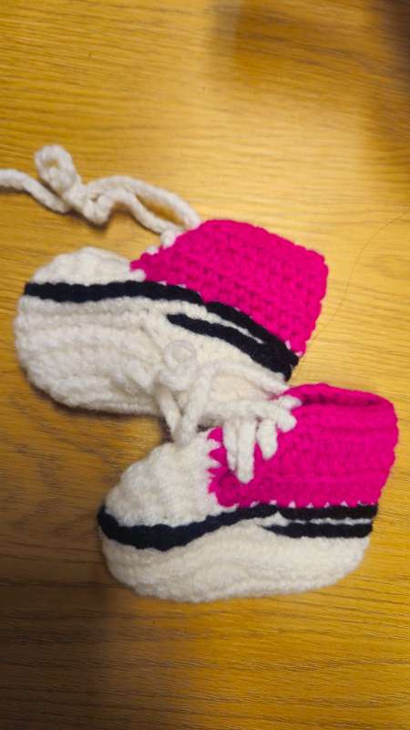 Heklaðir converse Skór