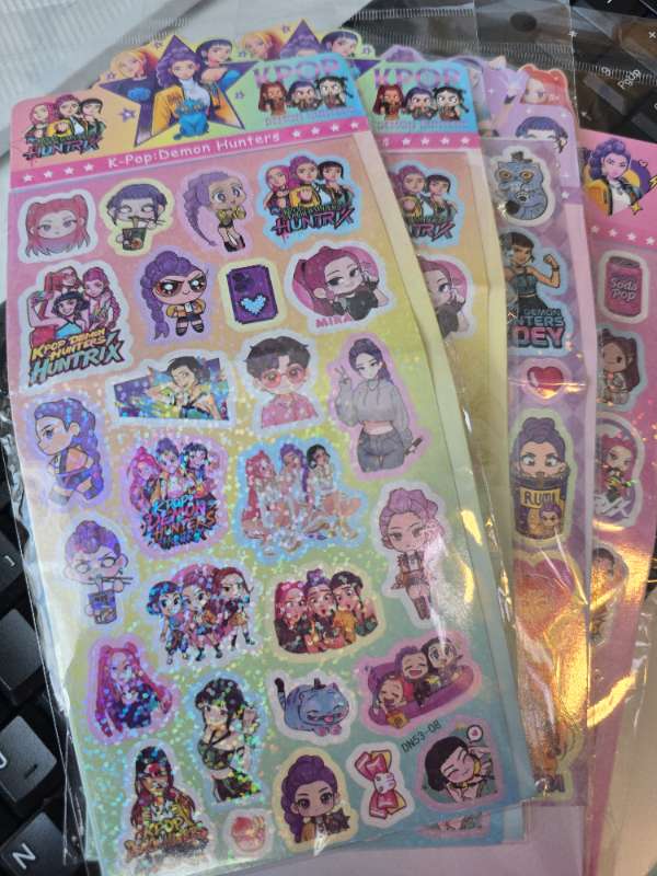 K-pop límmiðar 1 örk