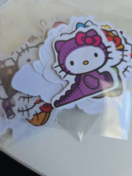 Hello kitty límmiðar 10 stk
