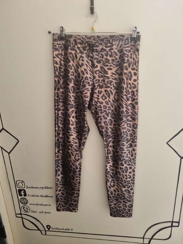Glans pleður Tiger leggings
