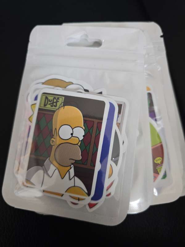 Simpsons límmiðar 10 stk