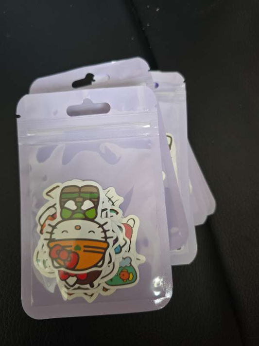 Hello kitty límmiðar 10 stk