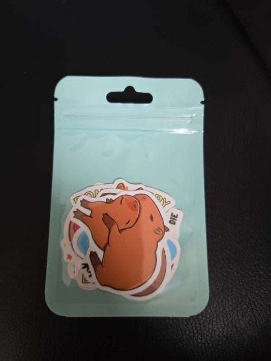 Capy bara límmiðar 10 stk