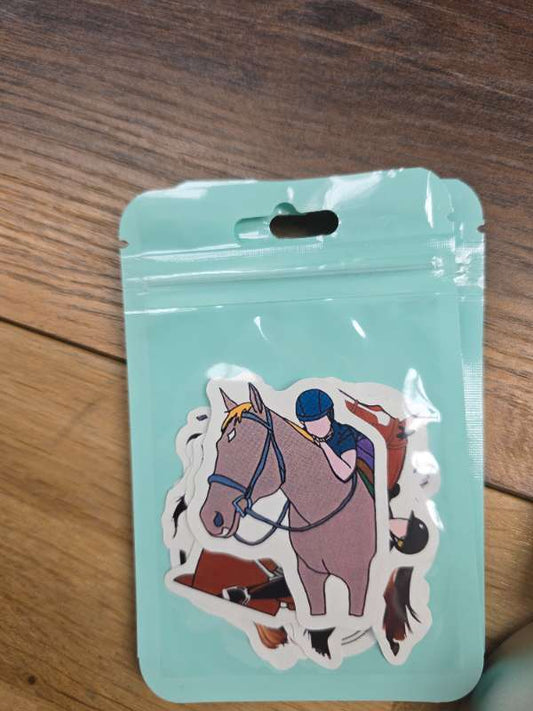 Hesta límmiðar 10 stk