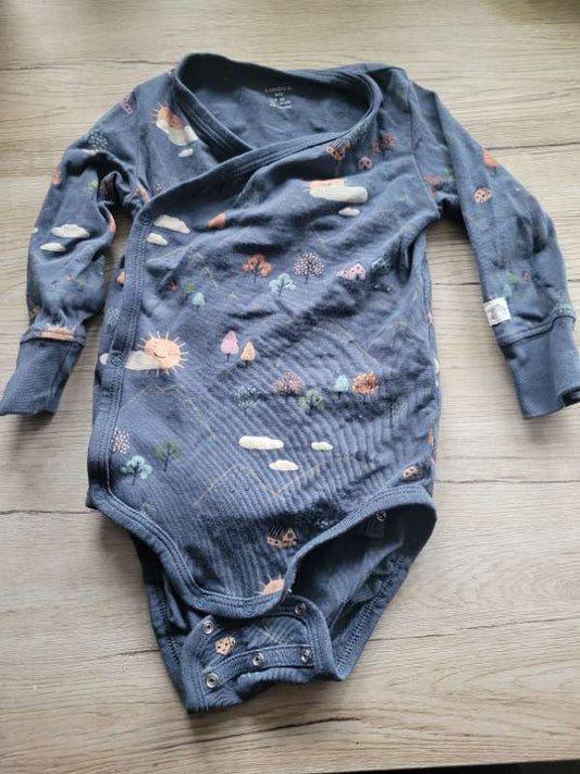 Lindex dökkblá Langermasamfella 68