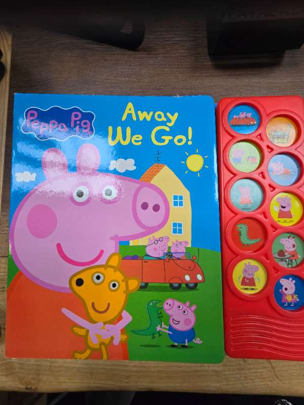 Bók peppa pig þarf að skipta um batterí