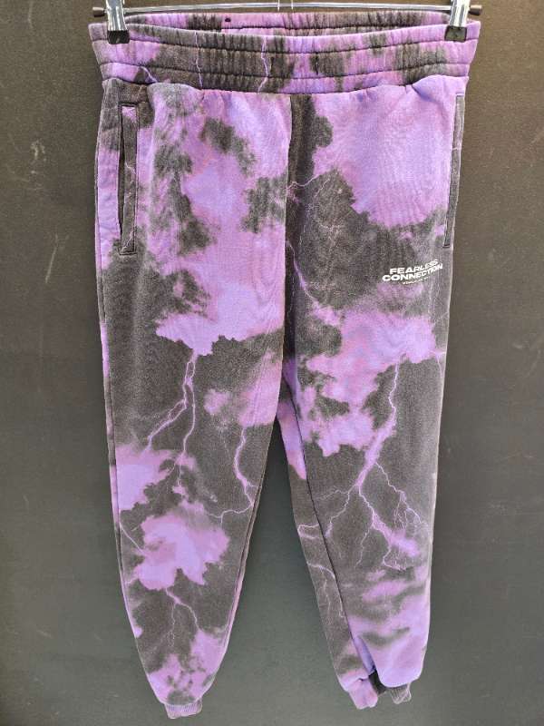 Fjólubláar joggingbuxur