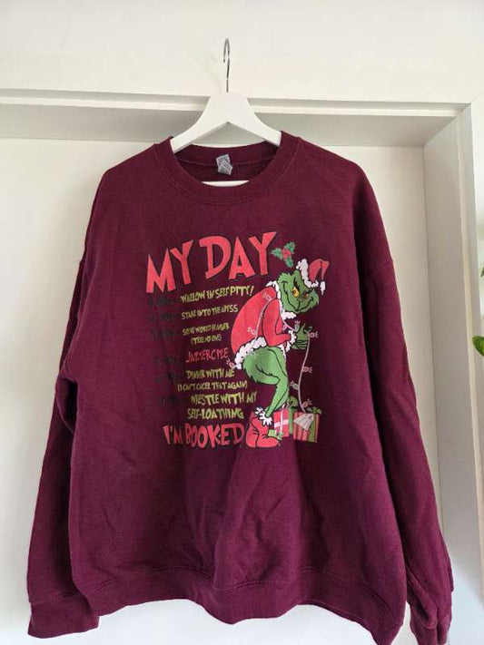 Vintage jólapeysa með Grinch