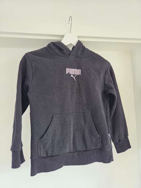 Puma hettupeysa svört - Barna