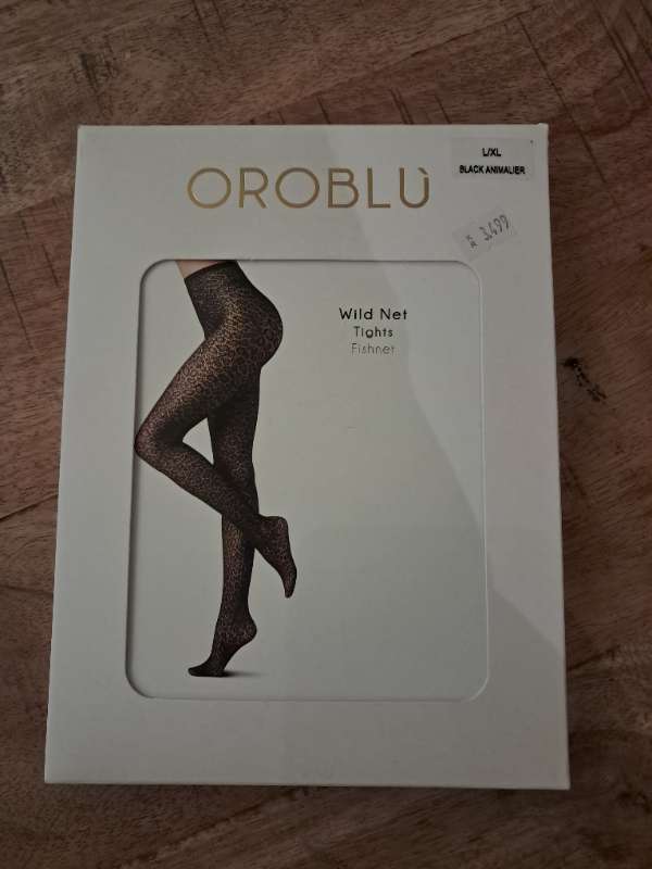 S OROBLU sokkabuxur  sv/wild net