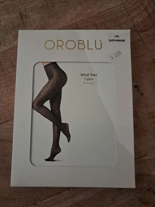 S OROBLU sokkabuxur  sv/wild net