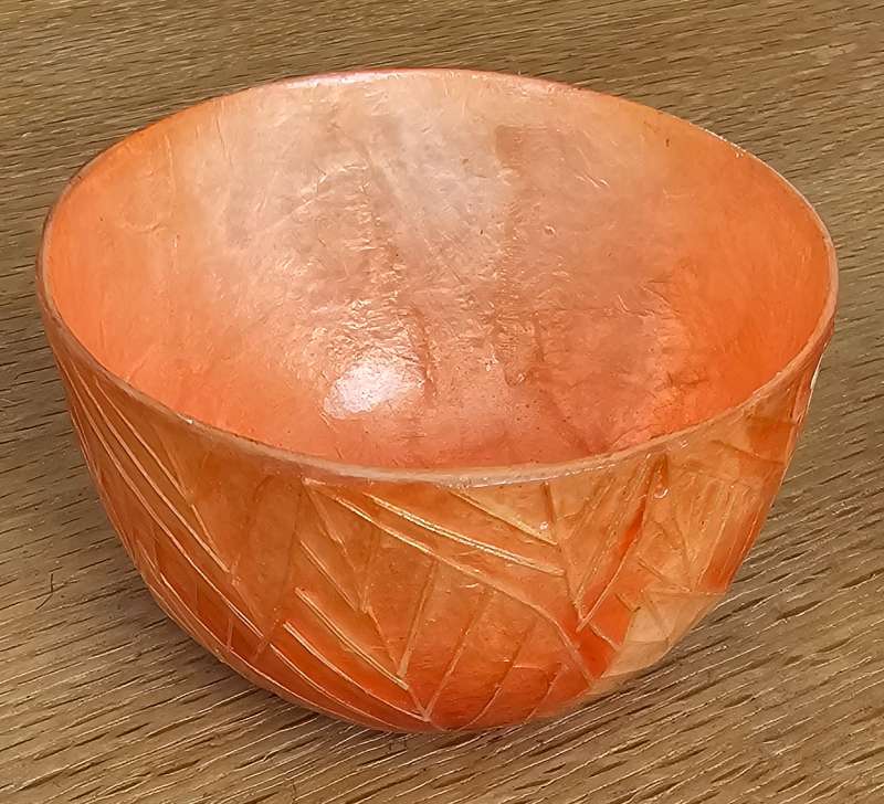 * Lítil skál appelsínugul (ø 8 cm.)
