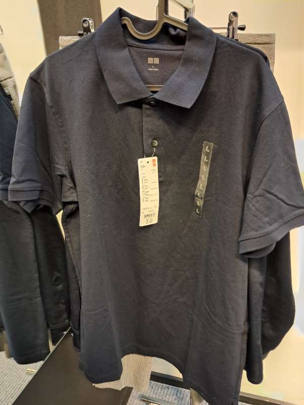 S Uniqlo pólóbolur blár