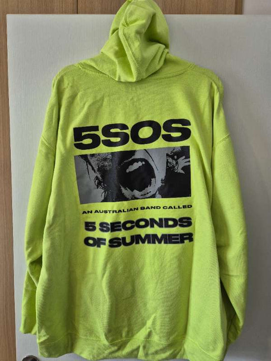 Græn hettupeysa 5SOS