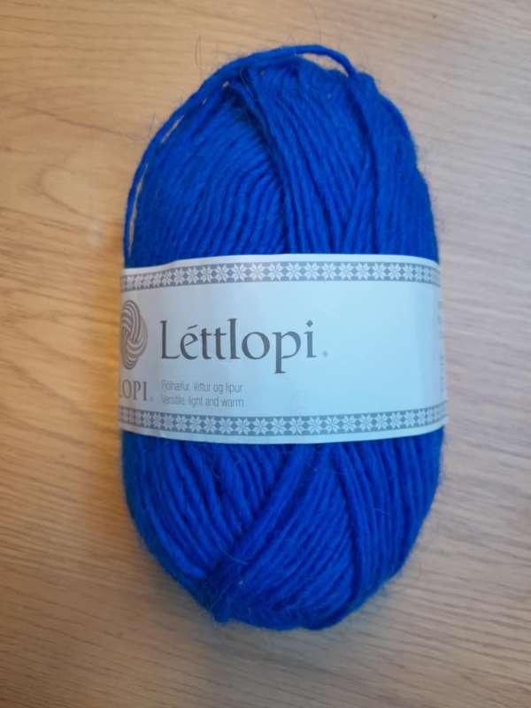 Sérlitaður léttlopi, 1 stk (ekkert númer)