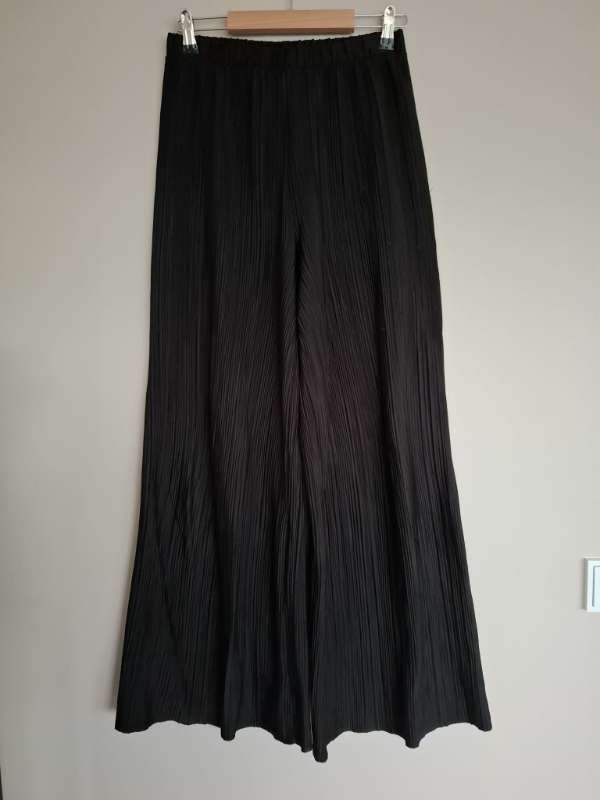 Buxur svartar beinar XS/S