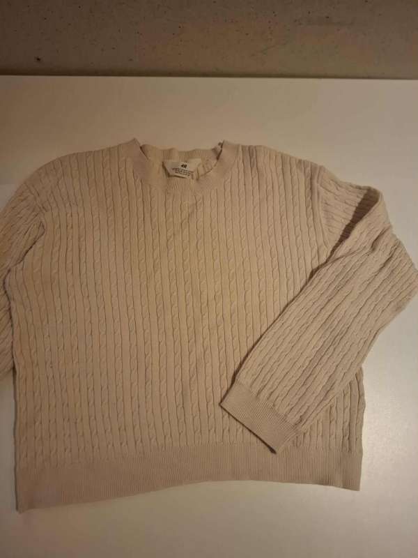 Kaðlapeysa beige 146/152