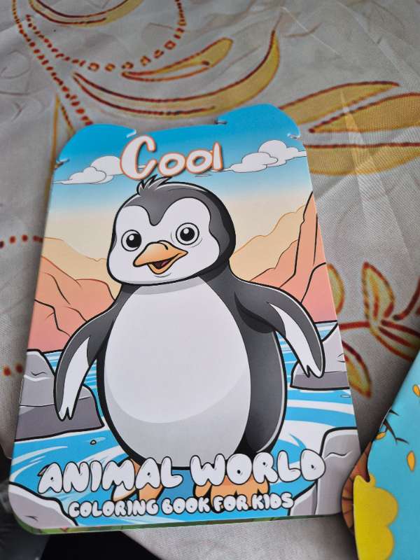Litabók cool mörgæs