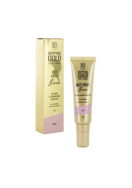 Dripping gold Shimmer face base Rose NÝTT